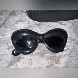 Black Loewe cat eye sunglasses